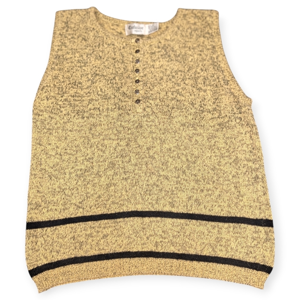 Exclusive Import Knitted Sweater Vest Charlie Brown Style Men's size medium (42)